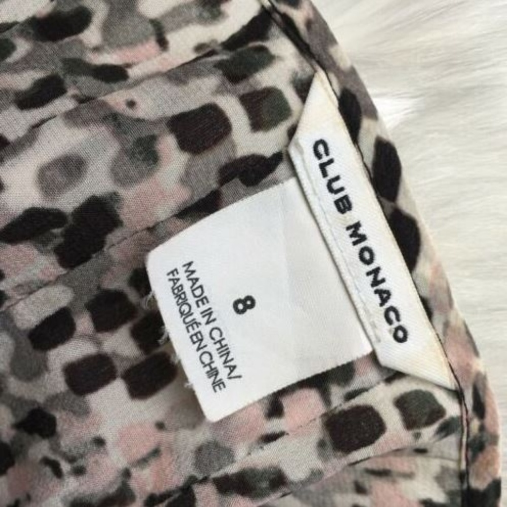 $195 Club Monaco Womens Size 8 Pink Black Gray - Picture 8 of 8